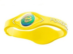Power Balance Classic (желтый с белыми буквами)