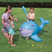 Надувной кит для игры в бейсбол Interactive Whale Ball-Pop Sprinkler
