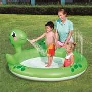 Детский надувной бассейн Interactive Turtle Play Pool 180*152, 130л.